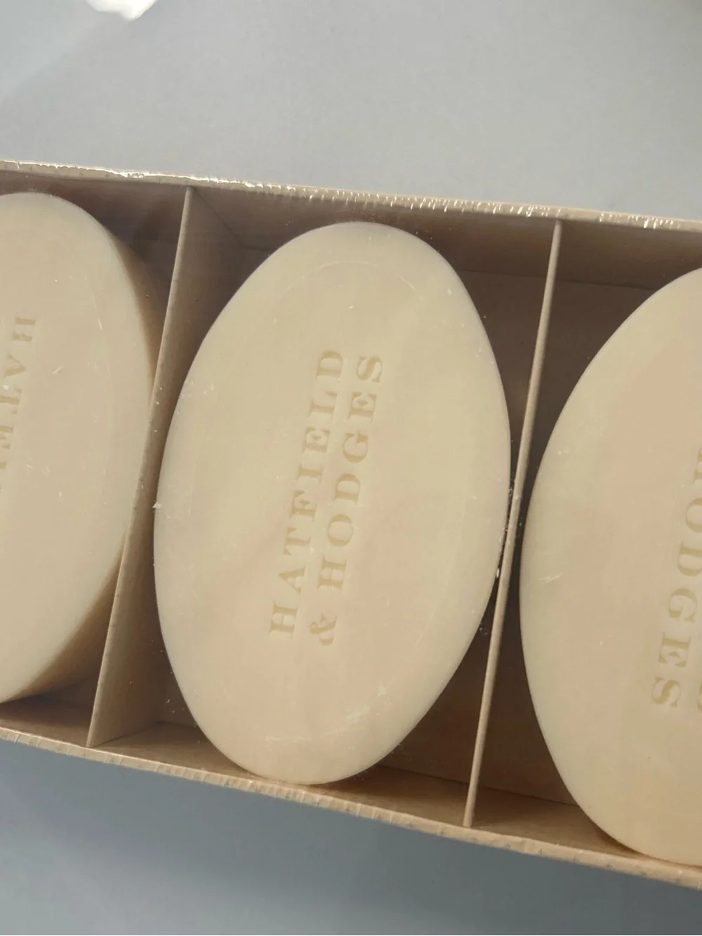 HATFIELD & HODGES Fragrant Lily TRIPLE MILLED SOAP COLLECTION 3 BARS SOAP SETNEW